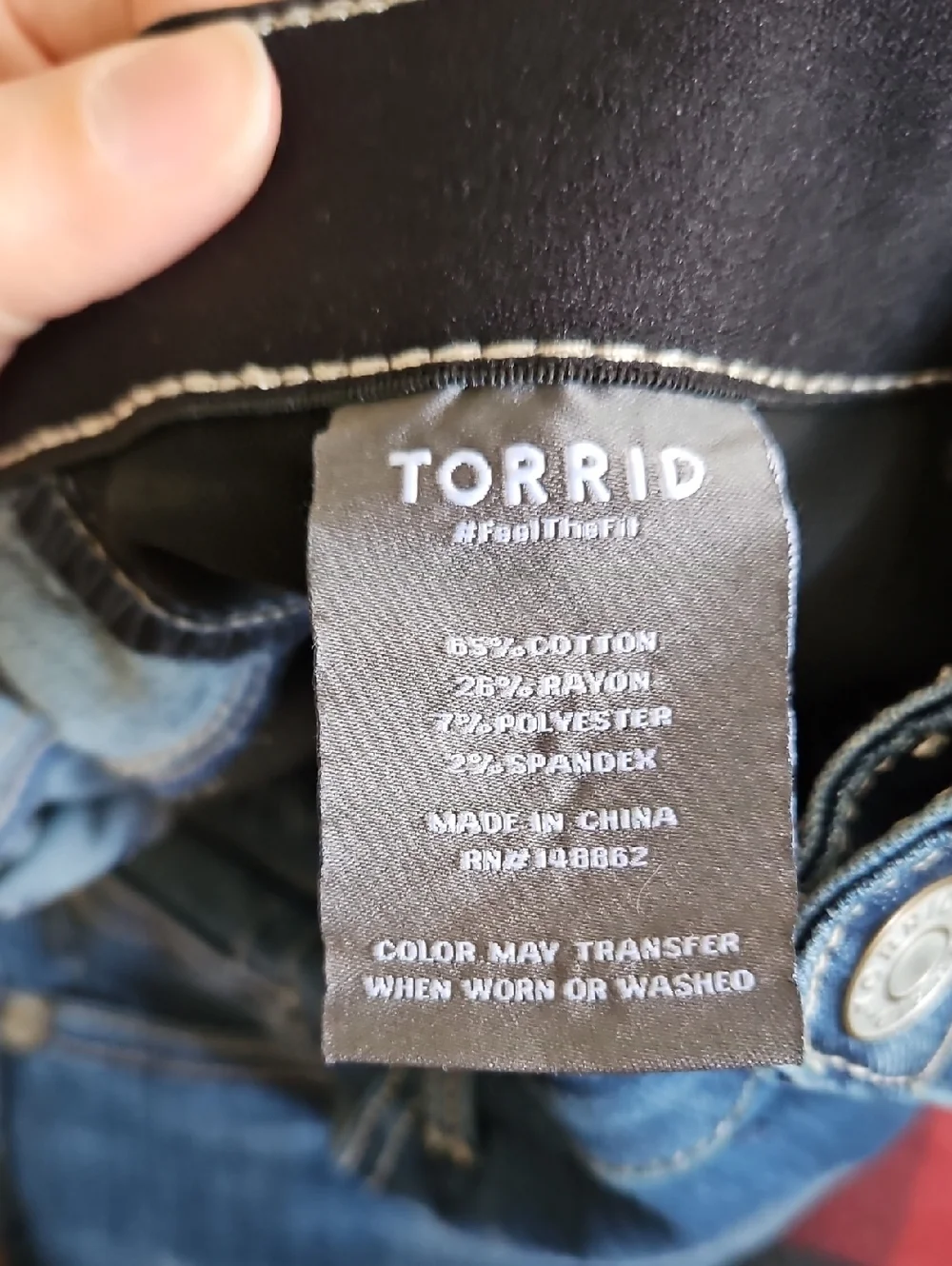 torrid Medium Blue High-Rise Button-Fly Flare Jeans Size 14S - Picture 5 of 6